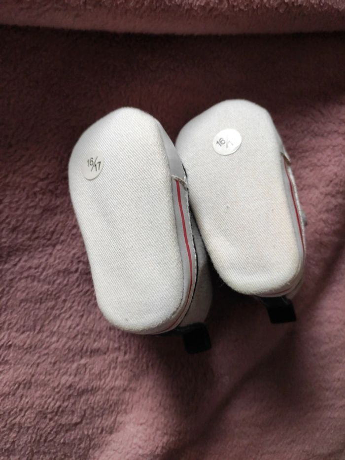 Première paire de baskets bébé en coton - photo numéro 2