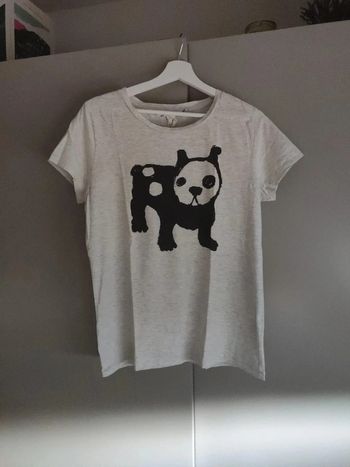H&M t-shirt chien femme M