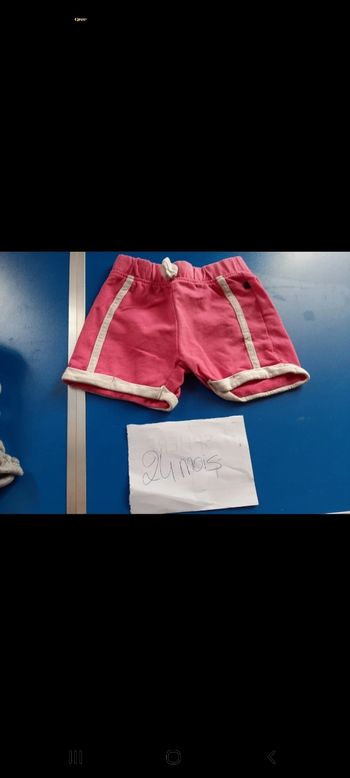 Lot robe / short 24 mois