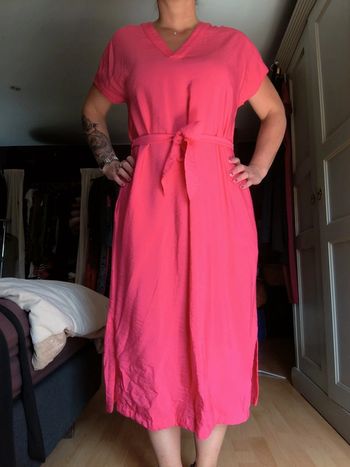 Robe couleur saumon C&A taille 38