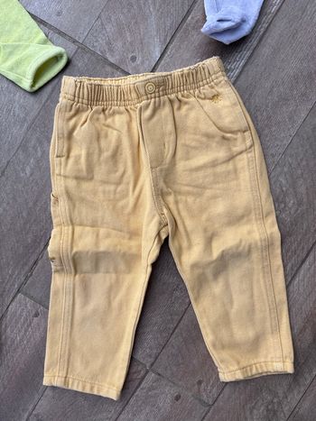 Pantalon moutarde sergent major 