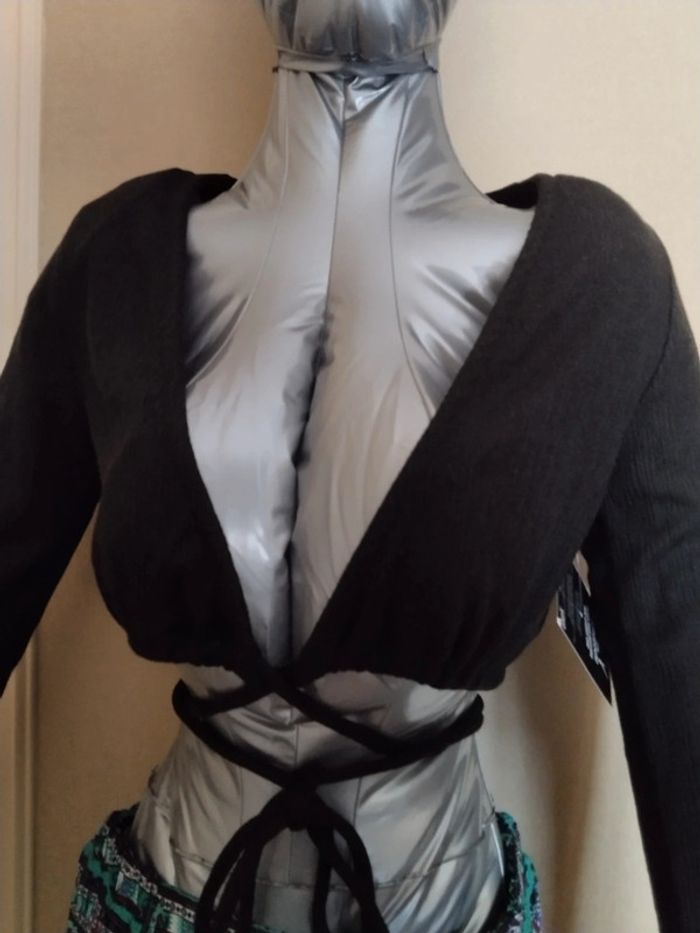 Crop-top manches longues.marque NLY trend (A79) - photo numéro 3