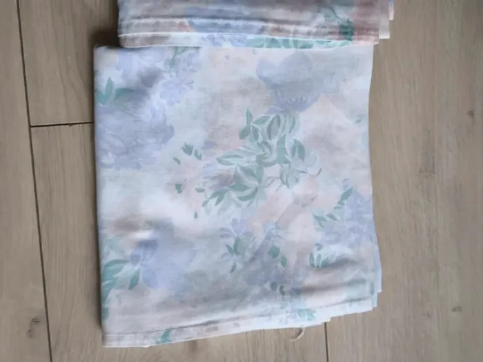 Lot de 2 taies de traversin vintage motif floral 170 X 41 cm - photo numéro 7
