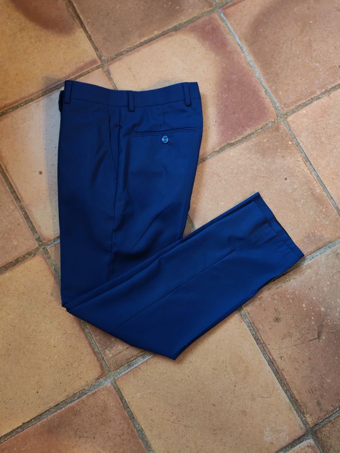 Costume bleu marine Marco Belli Super 150’S - photo numéro 3
