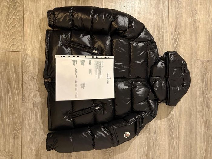 🖤 moncler maya noir taille m neuve avec etiquette authentique doudoune luxe - photo numéro 9