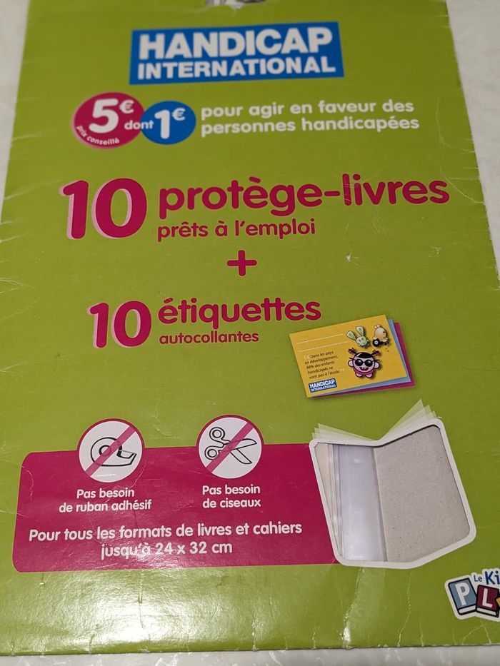 4 protege-livres transparents  prêts à l'emploi. - photo numéro 2