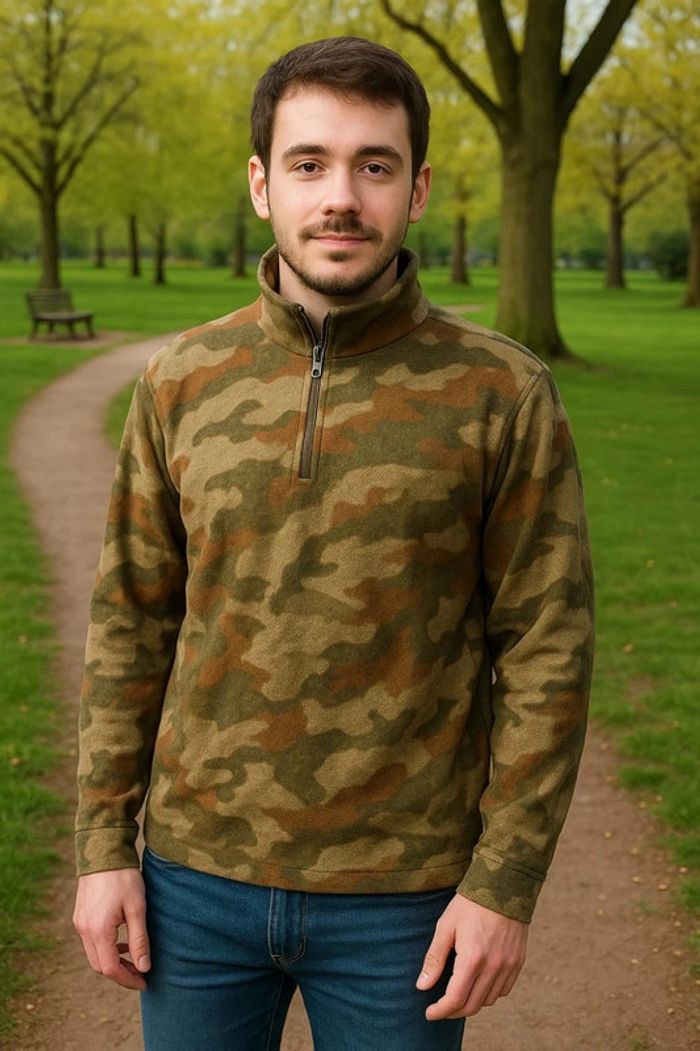 Polaire quart zip starter xxl