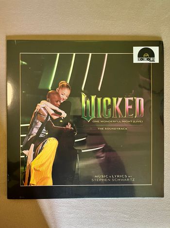 Vinyle Wicked OST One Wonderful Night Live RSD 2026 Ariana Grande Cynthia Erivo