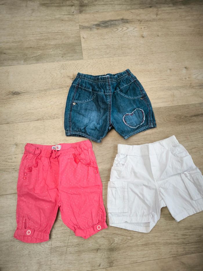 Lot de 3 shorts 12 mois
