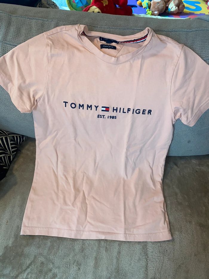 T shirt tommy hilfiger rose