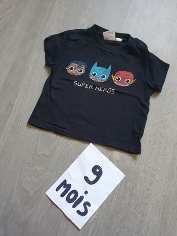 Maillot t-shirt 9mois garçon