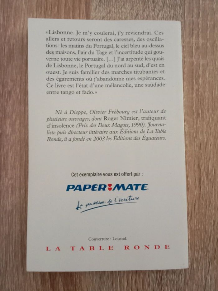 Olivier Frébourg - Souviens-toi de Lisbonne - photo numéro 2