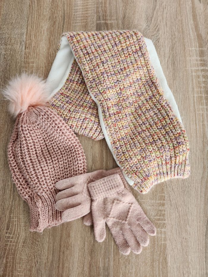 Echarpe, bonnet et gants