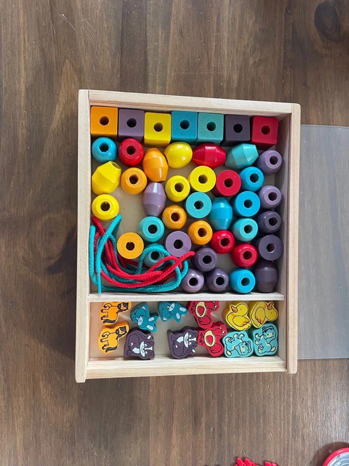 Jeu de 54 perles en bois Okoïa