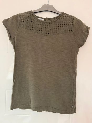 Tee-shirts Okaidi kaki en 14ans