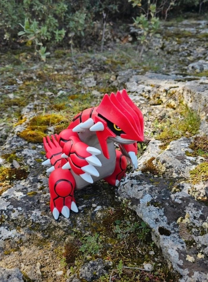 Super grande figurine Pokemon Nintendo Groudon de 22cm - photo numéro 5