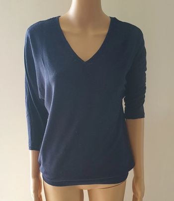 💜 Pull fin col V taille S 36 Camaïeu #emyfleury_36femme