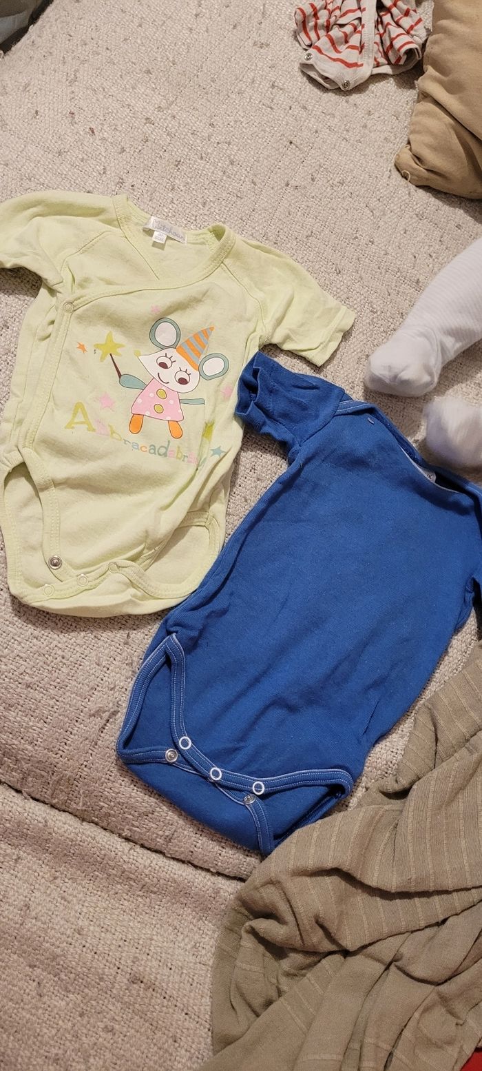 Lot bodies manche courte