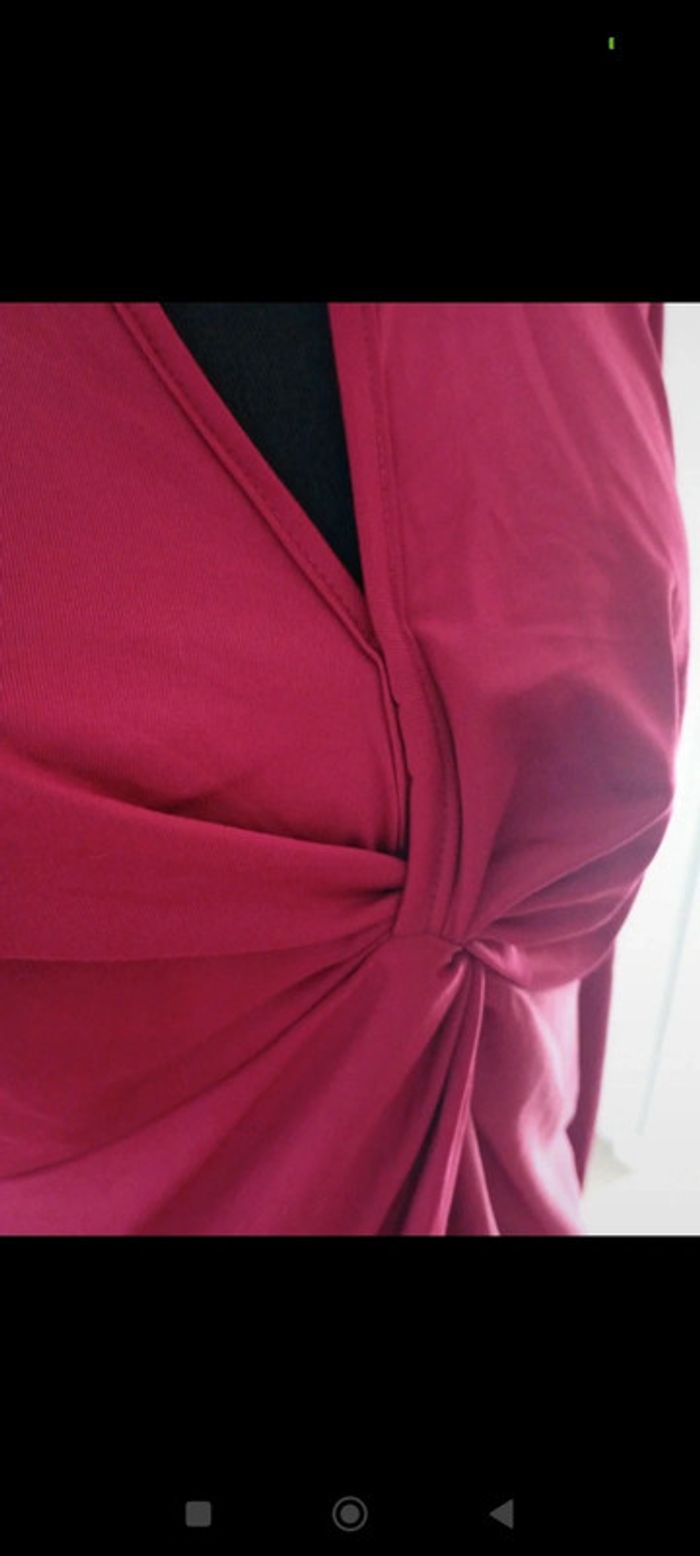 Tee-shirt bordeaux - photo numéro 3