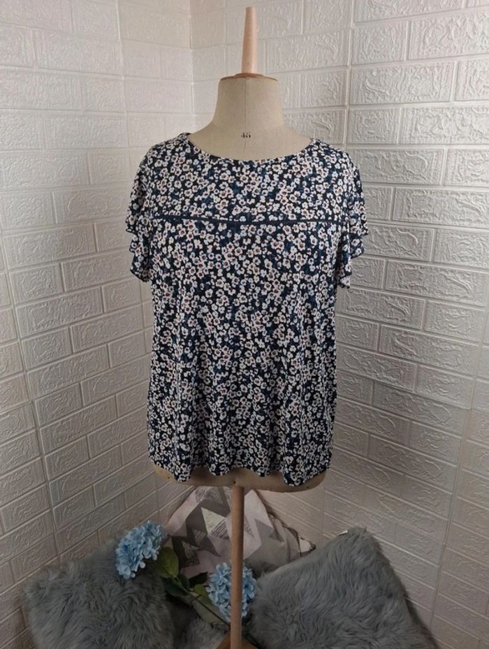 Blouse fluide fleurie – Taille 46/48 - photo numéro 2