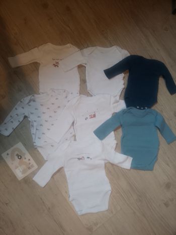 Bodies manches longues 3 mois garçon