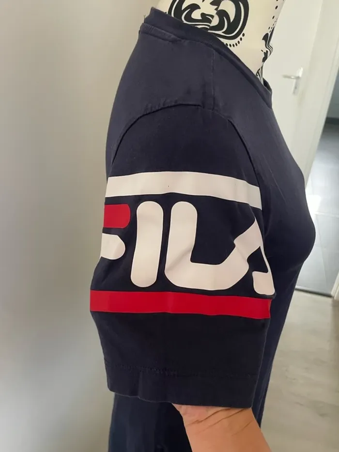 Robe Fila taille XS bleu marine blanc et rouge - photo numéro 2