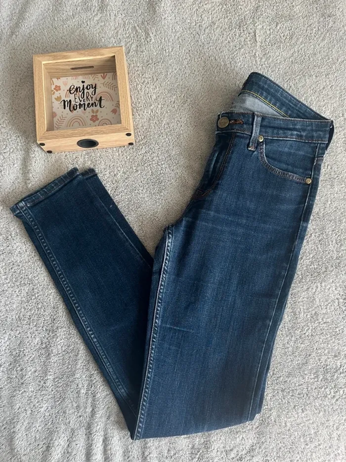 Jean bleu foncé Lee Scarlett W29 L33 – coupe slim flatteuse, stretch, intemporel & confortable