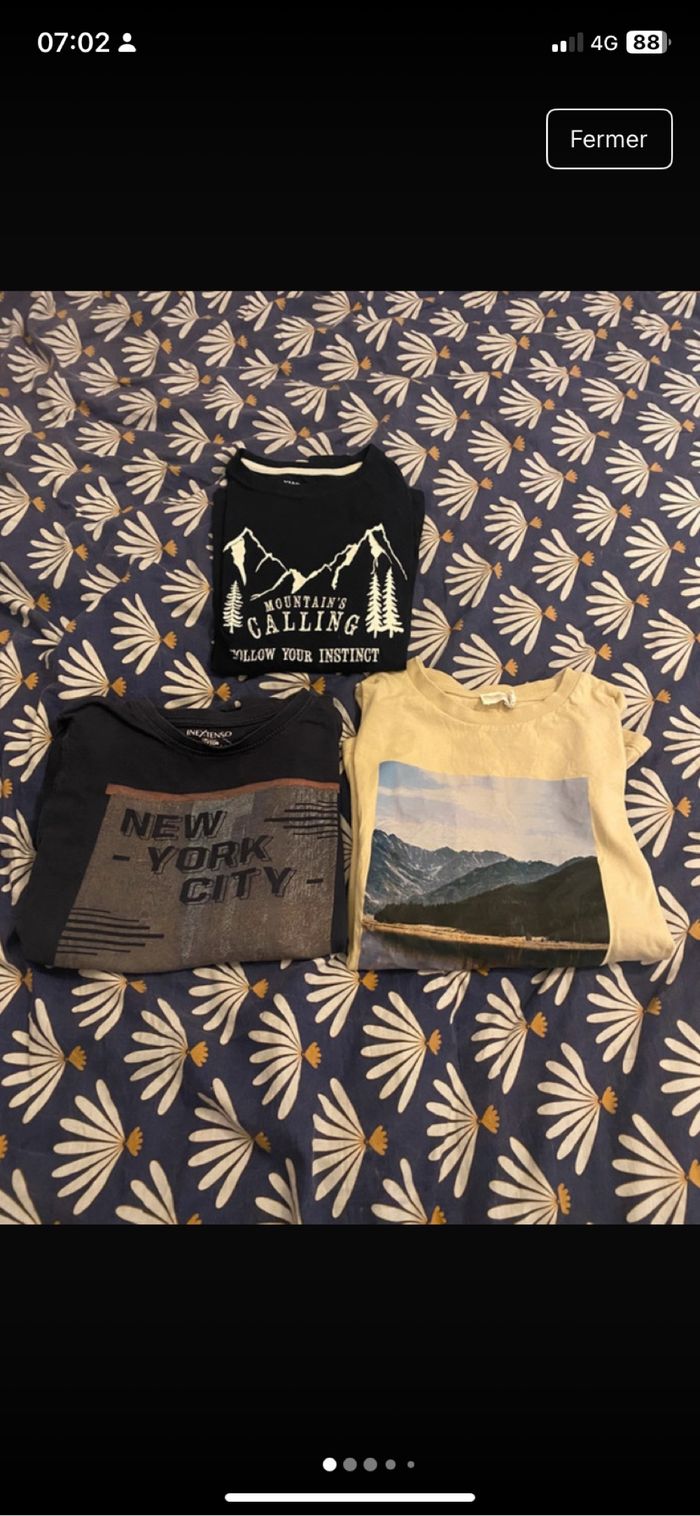 Lot  vêtements garçons