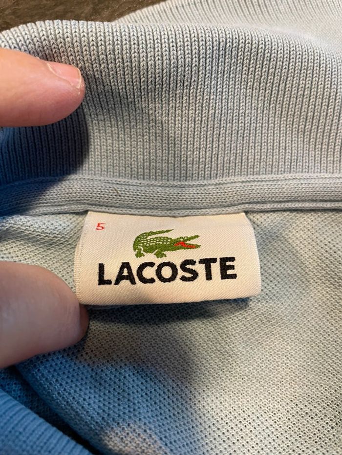 Polo Ml#lacoste#taille 5 - photo numéro 3