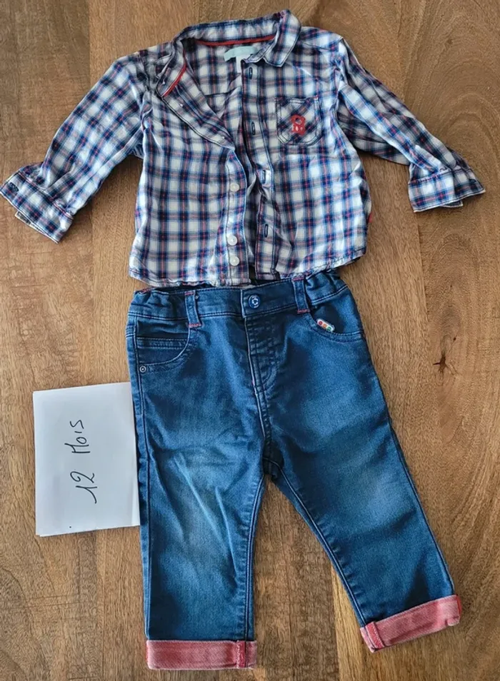 Ensemble pantalon chemise