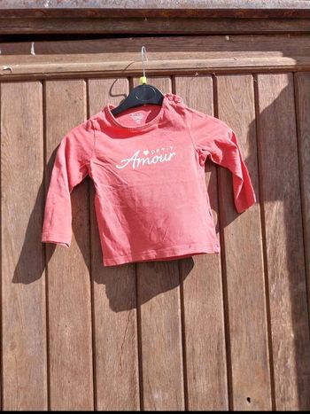 Tee-shirt manche longue bébé fille 18 mois kiabi