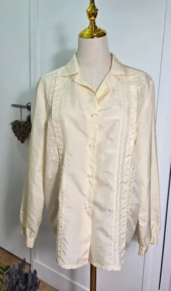 Chemise crème taille 40 vintage fabriqué en France