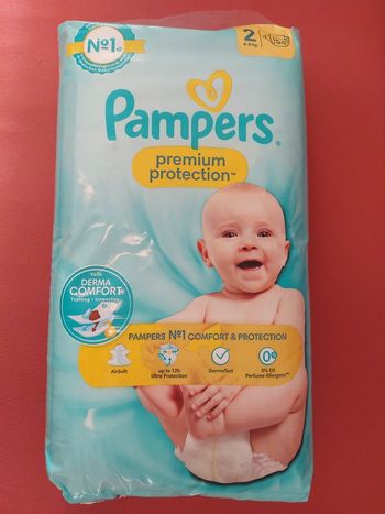 1 paquet Couche pampers premium protection taille 2