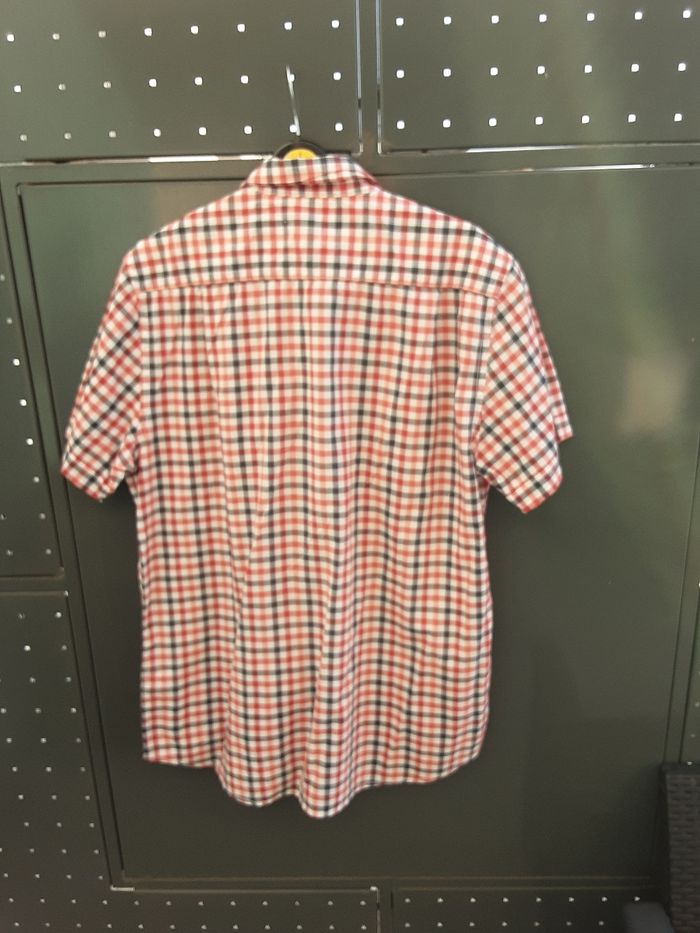 Chemise  à carreaux manches courtes marque aigle taille l - photo numéro 4