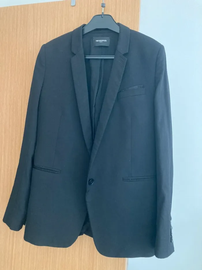 The kooples veste blazer costume noir cintré taille 36 FVES23093