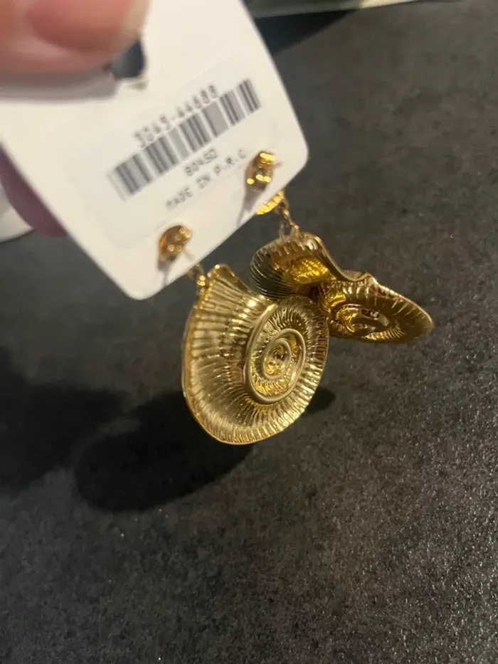 Boucles d’oreille coquillage - photo numéro 3