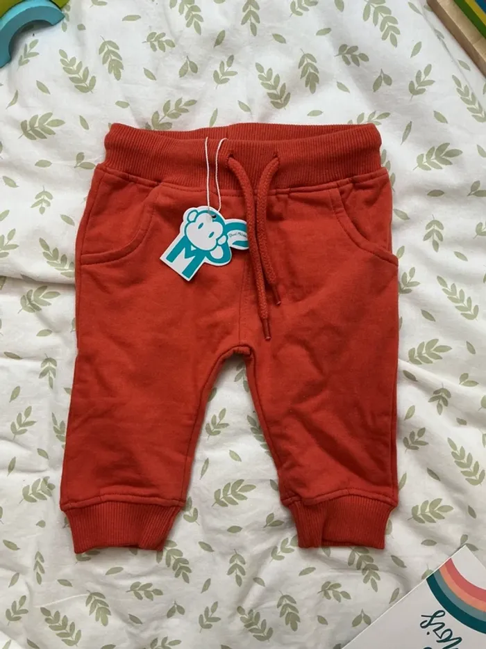 pantalon orange lien de serrage street monkey 3 mois - photo numéro 3