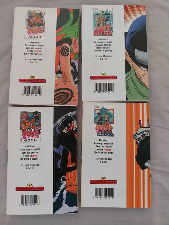 Lot 4 manga Naruto (tome 1,2,4 et 5) - photo numéro 3