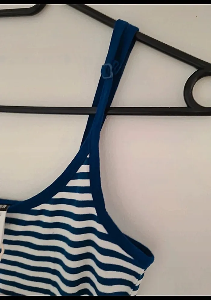 Combinaison short rayée neuf - photo numéro 3