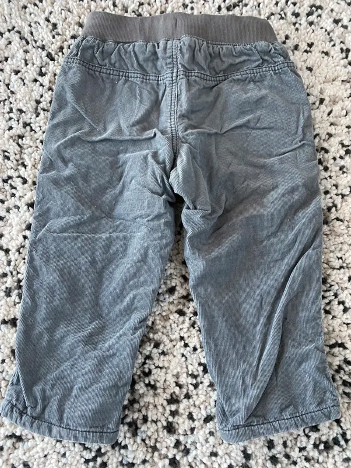 Pantalon velours gris H&m - photo numéro 3