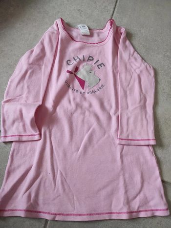 Chemise de nuit chipie 4 ans