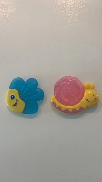 Lot de 2 anneaux de dentition