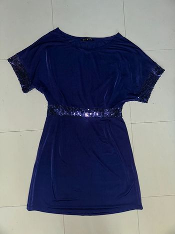 Tunique brillante femme taille S neuve