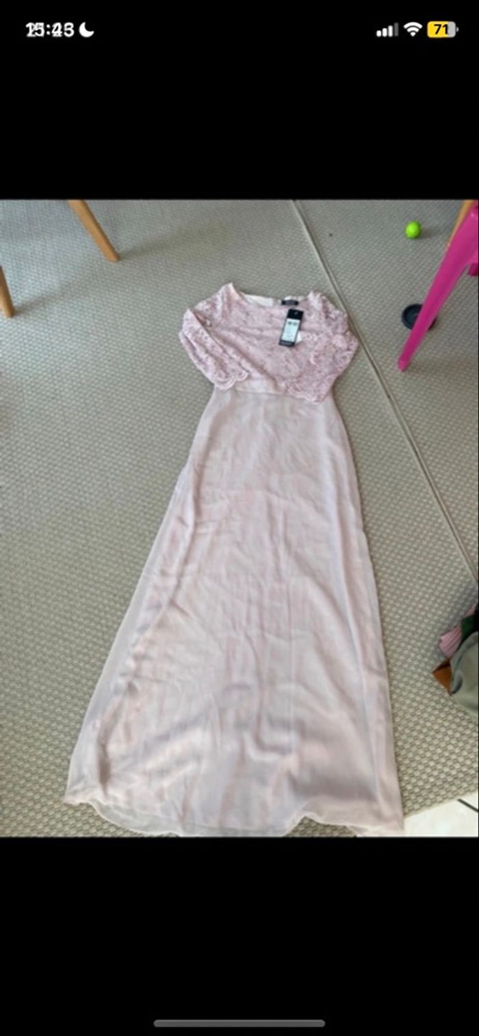 Robe de soirée rose neuve - photo numéro 2