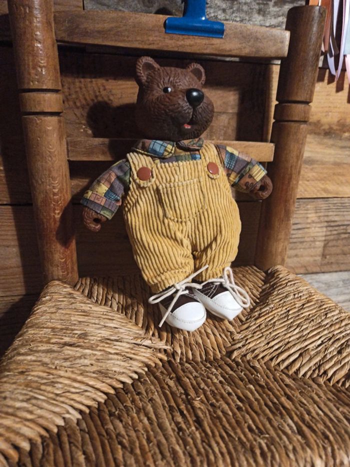 Peluche ours les copains de la forêt berchet tbe - photo numéro 2