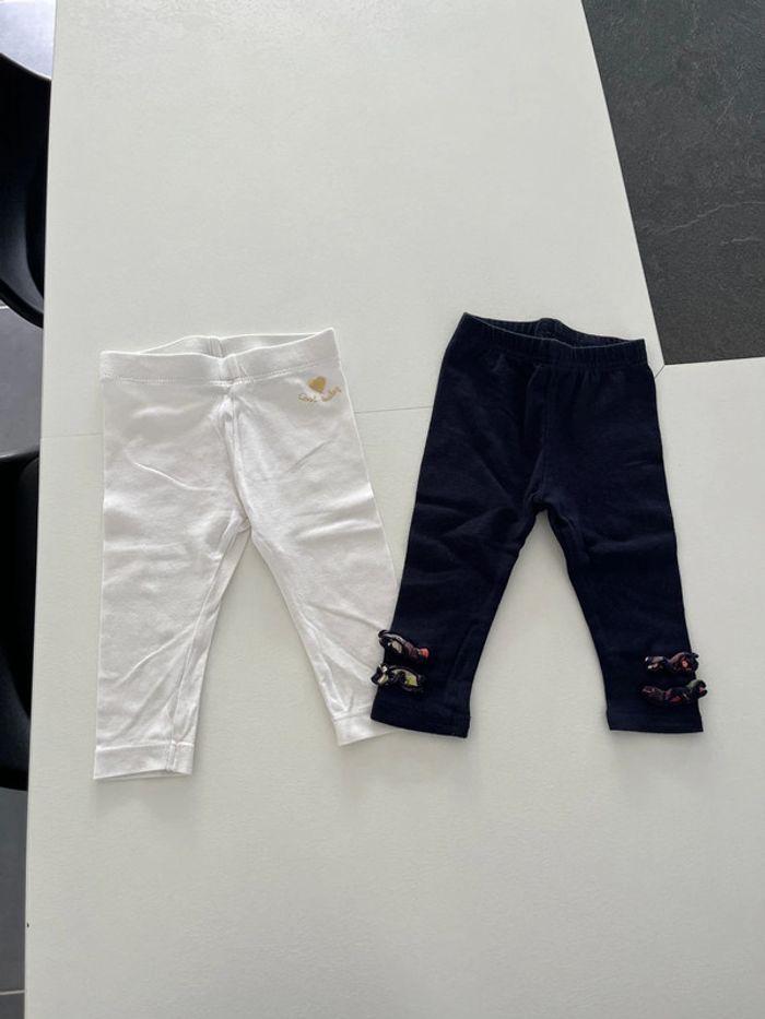 Lot de deux leggings 6 mois