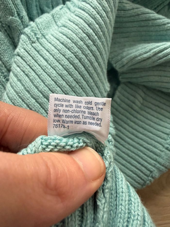 Pull Col Roulé Torsadé St John's Bay – Bleu Pastel – Taille XL - photo numéro 7