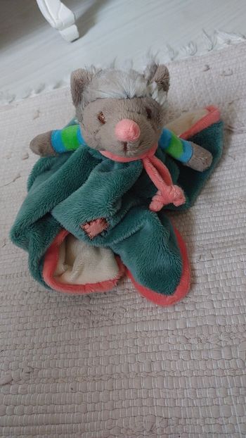 Doudou plat loup wolfy Bukowski