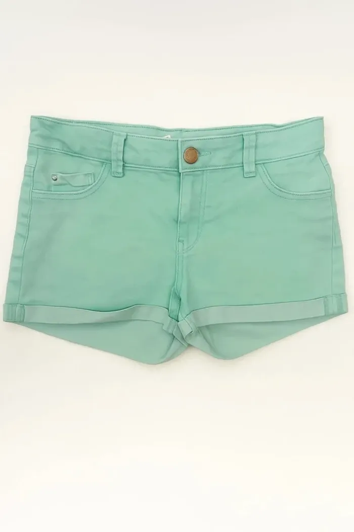 Short vert eau C & A Taille 16 ans - photo numéro 2