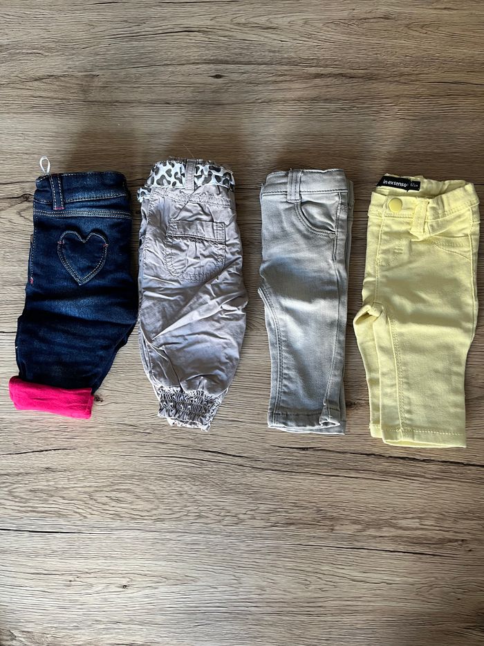 Pantalons 3 mois.